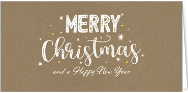 2025 für Firmen | Kategorie - Kraftpapier Optik - | Motiv: Christmas verspielt - Artikel Nummer 1083-808