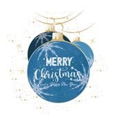 Weihnachtskarten-Dekore