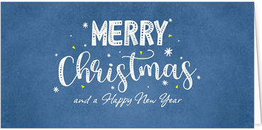 2025 für Firmen | Kategorie - Blaue Struktur Optik - | Motiv: Christmas verspielt - Artikel Nummer 1083-810