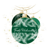 Weihnachtskarten-Dekore