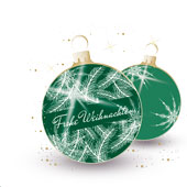 Weihnachtskarten-Dekore