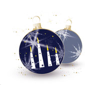 Weihnachtskarten-Dekore