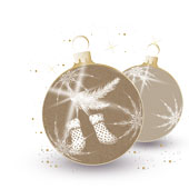 Weihnachtskarten-Dekore