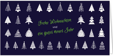 2025 für Firmen | Kategorie Blaue Impressionen | Motiv: Weihnachtsbaum Team - Artikel Nummer 1087-804