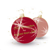 Weihnachtskarten-Dekore