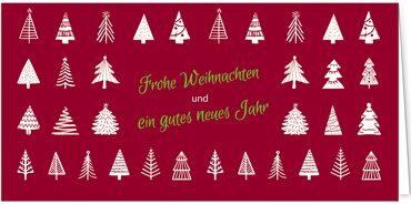 2025 für Firmen | Kategorie Rote Impressionen | Motiv: Weihnachtsbaum Team - Artikel Nummer 1087-805
