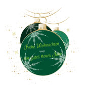 Weihnachtskarten-Dekore