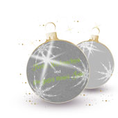 Weihnachtskarten-Dekore