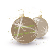 Weihnachtskarten-Dekore