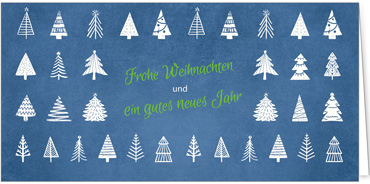 2025 für Firmen | Kategorie - Blaue Struktur Optik - | Motiv: Weihnachtsbaum Team - Artikel Nummer 1087-810