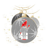 Weihnachtskarten-Dekore