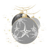 Weihnachtskarten-Dekore