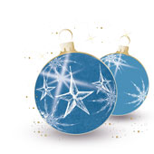 Weihnachtskarten-Dekore