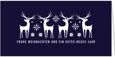 2025 für Firmen | Kategorie Blaue Impressionen | Motiv: Team stolzer Elche - Artikel Nummer 1090-804