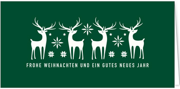 2025 für Firmen | Kategorie Grüne Impressionen | Motiv: Team stolzer Elche - Artikel Nummer 1090-806