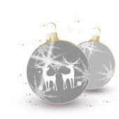 Weihnachtskarten-Dekore