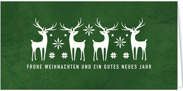 2025 für Firmen | Kategorie - Grüne Struktur Optik - | Motiv: Team stolzer Elche - Artikel Nummer 1090-809