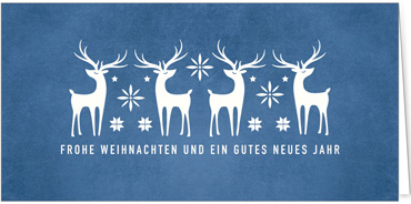 2025 für Firmen | Kategorie - Blaue Struktur Optik - | Motiv: Team stolzer Elche - Artikel Nummer 1090-810