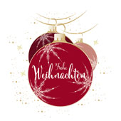 Weihnachtskarten-Dekore