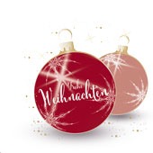 Weihnachtskarten-Dekore