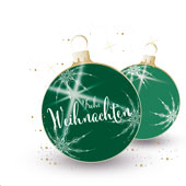 Weihnachtskarten-Dekore