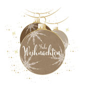 Weihnachtskarten-Dekore