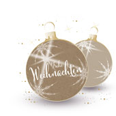 Weihnachtskarten-Dekore