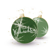 Weihnachtskarten-Dekore