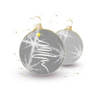 Weihnachtskarten-Dekore