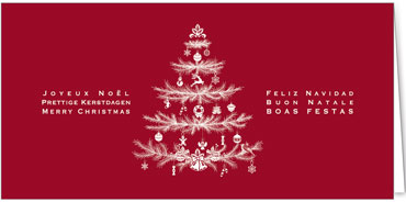 2025 für Firmen | Kategorie Rote Impressionen | Motiv: Zweigbäumchen - Artikel Nummer 1093-805