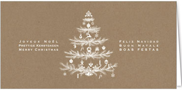 2025 für Firmen | Kategorie - Kraftpapier Optik - | Motiv: Zweigbäumchen - Artikel Nummer 1093-808