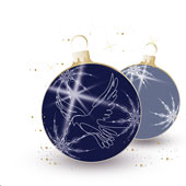 Weihnachtskarten-Dekore