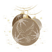 Weihnachtskarten-Dekore