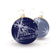 Weihnachtskarten-Dekore