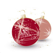 Weihnachtskarten-Dekore