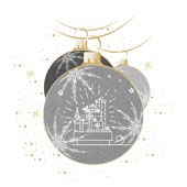 Weihnachtskarten-Dekore