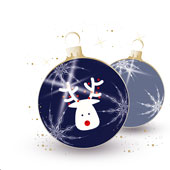 Weihnachtskarten-Dekore