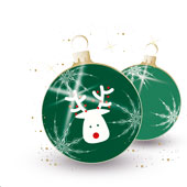 Weihnachtskarten-Dekore