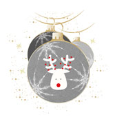 Weihnachtskarten-Dekore