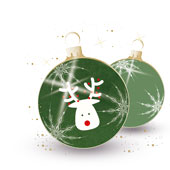 Weihnachtskarten-Dekore