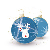 Weihnachtskarten-Dekore