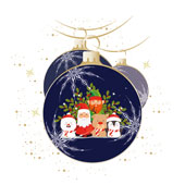 Weihnachtskarten-Dekore