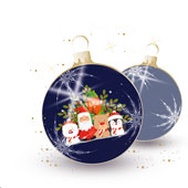 Weihnachtskarten-Dekore