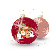 Weihnachtskarten-Dekore