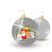 Weihnachtskarten-Dekore