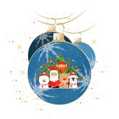 Weihnachtskarten-Dekore