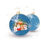 Weihnachtskarten-Dekore