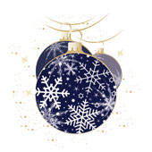 Weihnachtskarten-Dekore