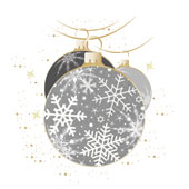 Weihnachtskarten-Dekore