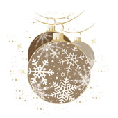 Weihnachtskarten-Dekore